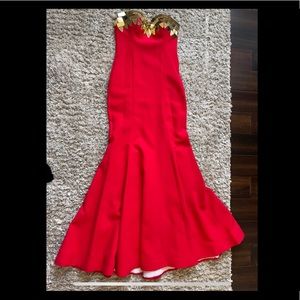Red Formal Mermaid Dress